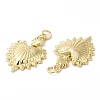 Eco-Friendly Rack Plating Brass Pendants X-KK-R143-17G-3