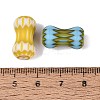 Handmade Millefiori Glass Bone Shape Beads LA-N002-38A-3