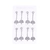 304 Stainless Steel Stud Earrings EJEW-P159-03P-2
