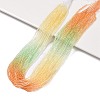 Transparent Gradient Color Glass Beads Strands GLAA-G101-2mm-08-1