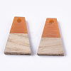 Resin & Wood Pendants X-RESI-S358-52-3