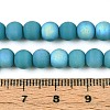 Frosted Opaque Glass Beads Strands LS-GLAA-T032-P6mm-MBB13A-4
