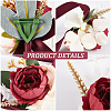 2Pcs 2 Style Silk Cloth Rose with Satin Ribbon Corsage Boutonniere & Wrist Corsages AJEW-CP0005-94-5