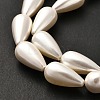 Electroplate Shell Pearl Beads Strands BSHE-G010-10x20mm-01-4