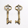 Tibetan Style Alloy Big Pendants TIBEP-14692-AB-FF-1