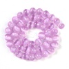 Natural Selenite Beads Strands G-P493-01C-4