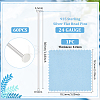 60Pcs 925 Sterling Silver Flat Head Pins STER-BC0002-17A-2