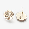 Brass Stud Earring Findings KK-E768-06A-G-2