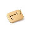 304 Stainless Steel Charms STAS-R001-01G-L-2