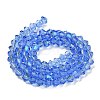 Transparent Electroplate Glass Beads Strands LS-GLAA-F029-2mm-D07-2
