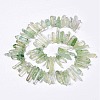 Natural Crackle Quartz Crystal Dyed Beads Strands G-I345-05G-3