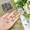 Unicraftale 70Pcs 304 Stainless Steel Clip-on Earring Findings STAS-UN0045-58-4