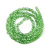 Electroplate Glass Beads Strands EGLA-A044-T1mm-A11-3