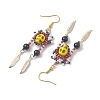 Iron Dangle Stud Earring EJEW-MZ00189-04-4