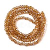 Electroplate Glass Beads Strands EGLA-A044-T1mm-B04-3