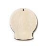Single Face Printed Wood Pendants WOOD-H102-02I-3