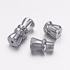 Brass Screw Clasps X-KK88-2