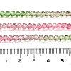 Transparent Painted Glass Beads Strands X1-DGLA-A034-T4mm-A18-3