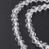 Imitate Austrian Crystal Bicone Glass Beads Strands GLAA-F029-4x4mm-13-3