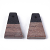 Resin & Walnut Wood Pendants RESI-S358-52J-2