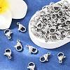 Tarnish Resistant 316 Surgical Stainless Steel Lobster Claw Clasps STAS-316-FL12A-6