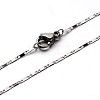 Tarnish Resistant 304 Stainless Steel Mariner Link Chain Necklaces NJEW-O058-14P-1