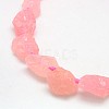 Natural Gemstone Rose Quartz Beads Strands G-L159-14-2
