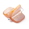 Natural Freshwater Shell Charms PALLOY-JF01352-03-3