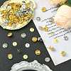 50Pcs 2 Colors Brass Butterfly Clutches Pin Backs KK-CJ0002-54-5