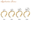 Brass Cuff Finger Ring Settings LS-KK-L219-15A-G-4