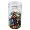 Handmade Silver Foil Lampwork Glass Beads FOIL-CD0001-01-9