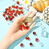 30Pcs 3 Styles Transparent Acrylic Pendants OACR-YW0003-48-5