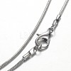 Teardrop Platinum Plated Brass Gemstone Pendant Necklaces NJEW-JN01185-5