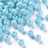 Opaque Acrylic Beads X-MACR-S370-C6mm-A07-1