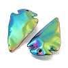 Electroplated Synthetic Non-Magnetic Hematite Pendants G-C136-03A-2