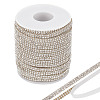 Glass Self Adhesive Hotfix Rhinestone Ribbon Trimming DIY-WH0504-414-1