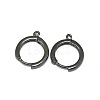 Brass Huggie Hoop Earring Findings PALLOY-F249-19-2
