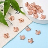 Zinc Alloy Charms PALLOY-YW0001-13RG-RS-6