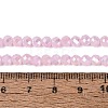 Baking Electroplate Glass Beads Strands DGLA-A039-J4mm-B26-4
