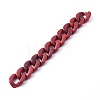 Handmade Acrylic Curb Chains AJEW-JB00679-03-2