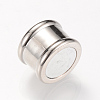 Brass Magnetic Clasps with Glue-in Ends KK-R052-22P-2