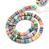 Polymer Clay Bead Strands X-CLAY-T001-A06-3