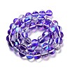 Transparent Glass Beads X-GLAA-B022-8mm-09-2