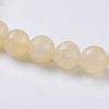 Natural Topaz Jade Beads Strands X-G-G515-6mm-03A-3