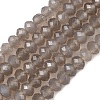 Natural Grey Agate Bead Strands G-D344-A19-03-3
