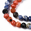 Natural & Synthetic Mixed Gemstone Beads Strands G-D080-A01-01-09-3