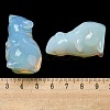 Opalite Carved Mouse Figurines DJEW-D012-02E-3