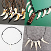 60Pcs 2 Styles Opaque Acrylic Pendants OACR-SP0002-34-7