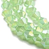 Imitation Jade Electroplate Glass Beads Strands EGLA-A039-J2mm-B01-3