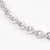 304 Stainless Steel Cable Chain Necklaces NJEW-G270-01P-2